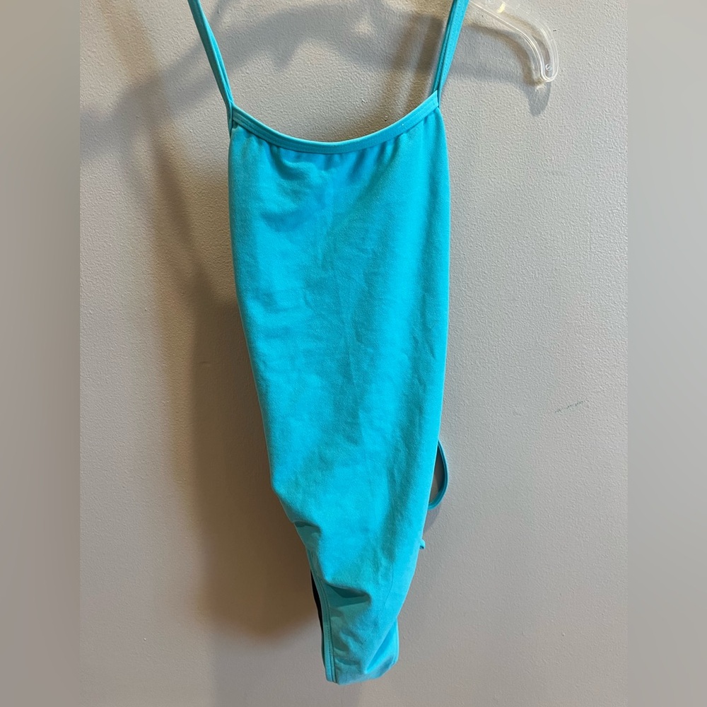 Jolyn tie-back one-piece “Jackson 4” swimsuit turquoise